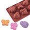 Silicone Molds Non-stick Chocolate Candy Mold,Soap Molds,Silicone Baking mold Making Kit, Set of 3 Forest Theme with Different Shapes Animals,Lovely & Fun for Kids